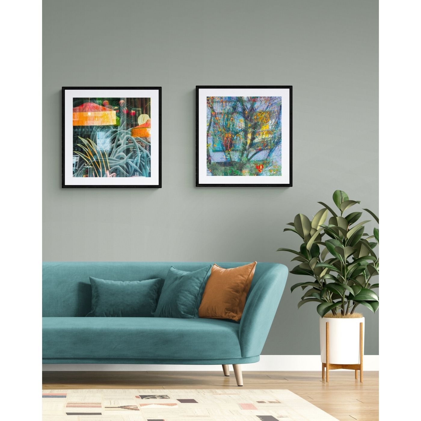 Firefly - Abstract art 4 10 - Firefly:Window GardenInt M1