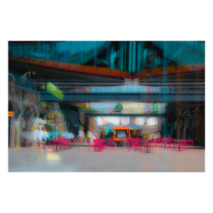 abstract urban photography made possible with windows, using the reflections and sunlight without manipulation