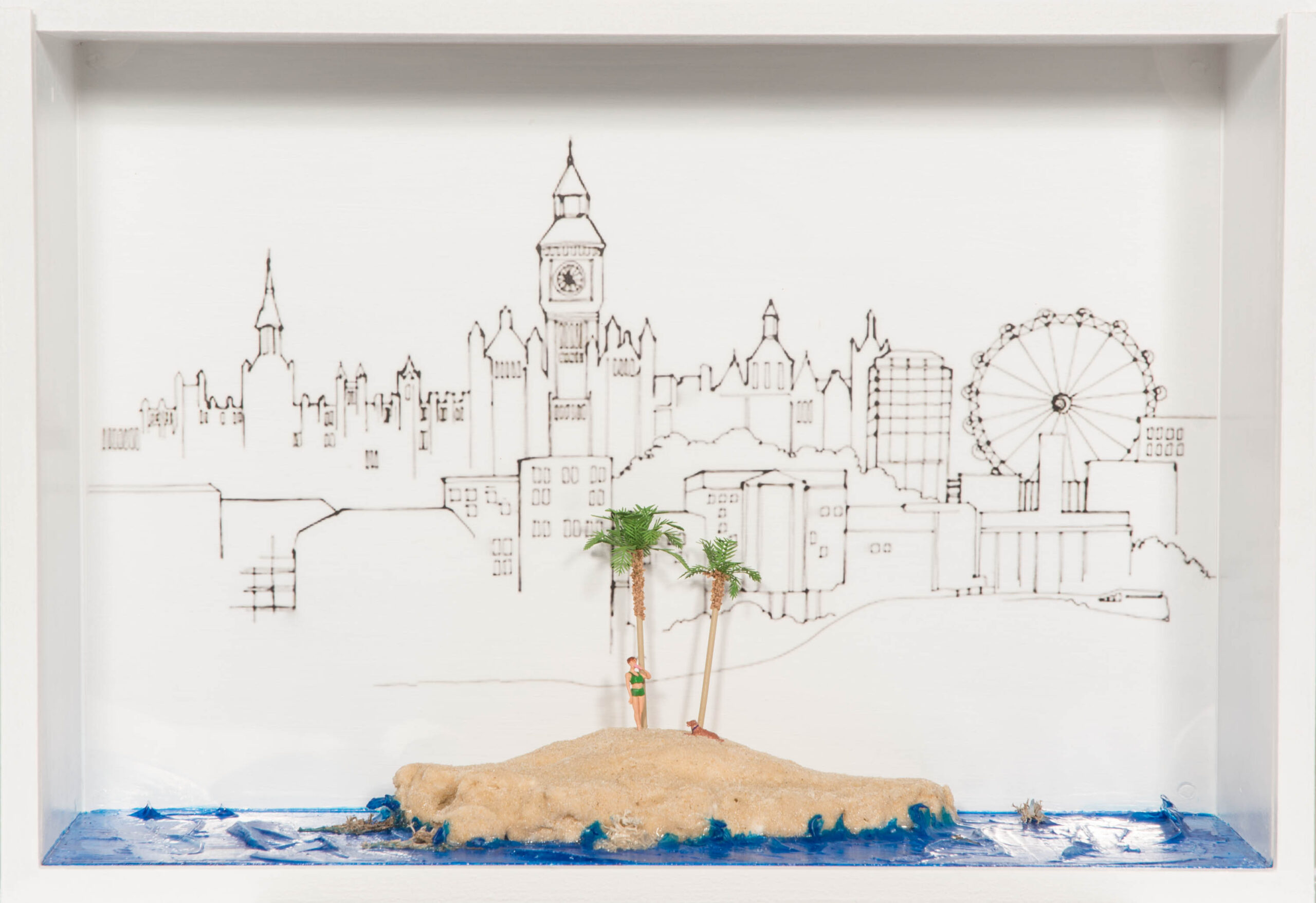 Personal Space - Abstract Diorama - SOLD 1 Personal Space - Abstract Diorama - SOLD
