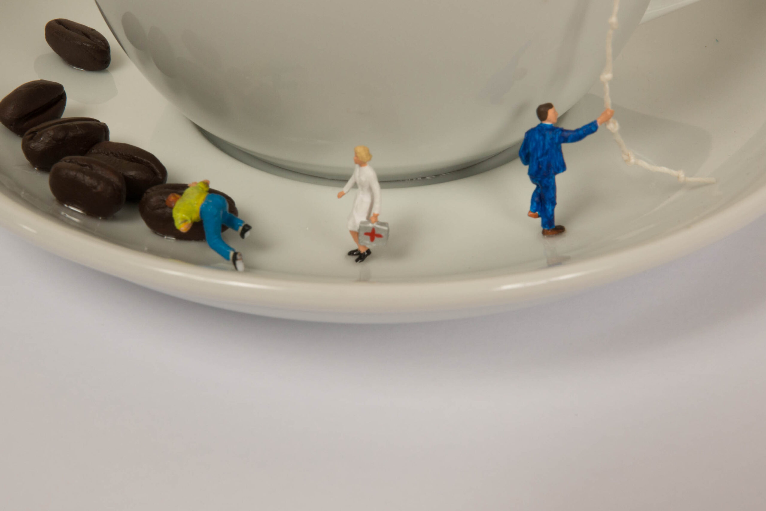 Dying For A Coffee - Miniature Worlds -SOLD 2 Dying For A Coffee - Miniature Worlds -SOLD - Image 2